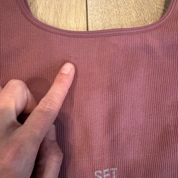 SET Active Ribbed Mauve set - Picture 7 of 8